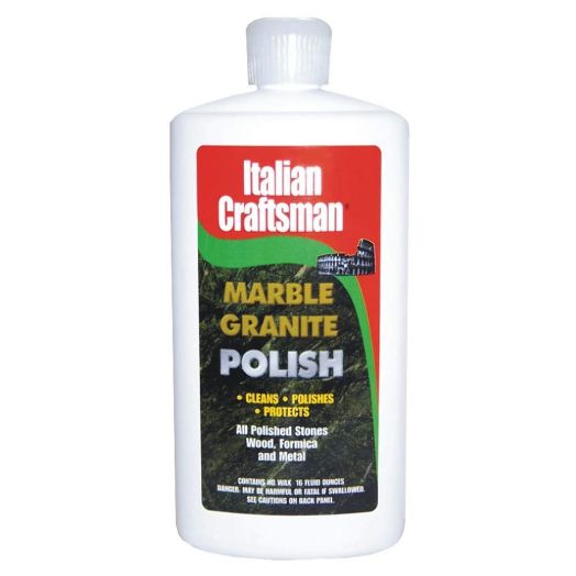 Granite and Marble Polish - Cleans and Protects - Italian Craftsman 16 oz | Italian Craftsman