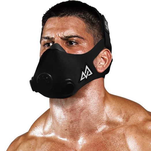 Training Mask [Blackout, White, Original] Originals Series - Elevation Workout Mask, Cardio and Endurance Mask, Fitness Mask, Breathing Resistance Mask, Running Mask (Black, Medium)