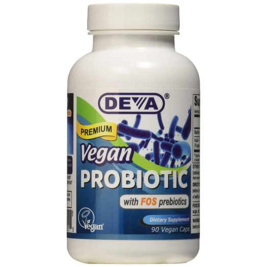 Deva Nutrition Vegan Probiotic Capsules, 90 Count