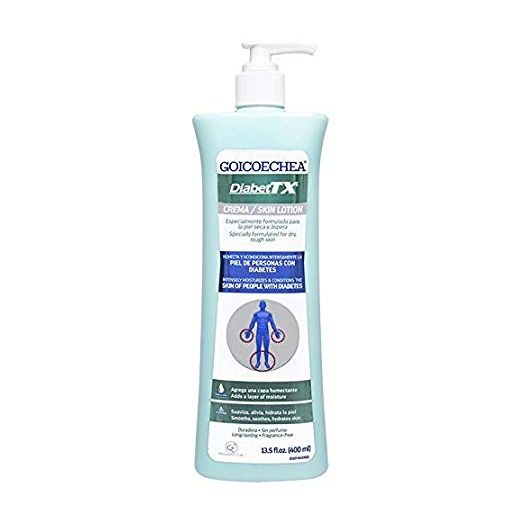 GOICOECHEA Diabet TX Body Lotion with Moisturizers (Including Soybean Oil, Per oxidized Corn Oil) Diabetes, 13.5 oz