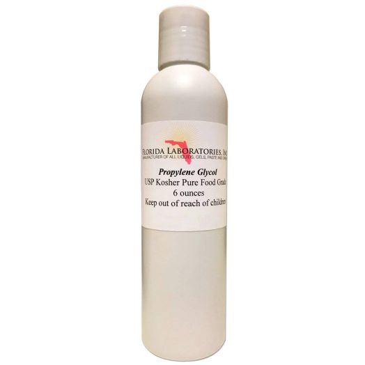 One Bottle 6 oz of Propylene Glycol USP PG Kosher 99.9% Pure Food Grade