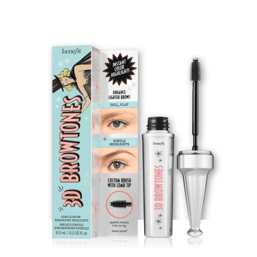 Benefit 3D Browtones Subtle Brow Enhancing Highlights, No. 02 Light/Medium, 0.2 Ounce