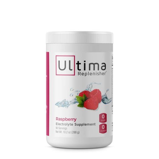 Ultima Hydrating Electrolyte Powder, Raspberry, 90 Servings, no Sugar, 0 Carbs or Calories, Keto, Gluten-Free, Paleo, Non-GMO, Vegan, with Magnesium, Potassium, Calcium