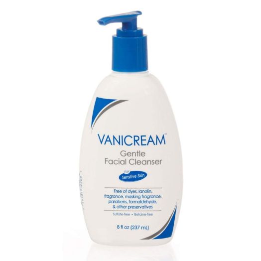 Vanicream Gentle Facial Cleanser For Sensitive Skin, 8 Fl Oz (Pack of 3)