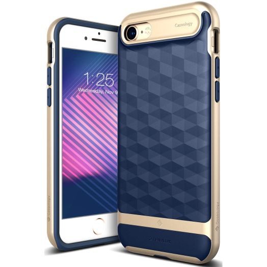 Caseology [Parallax Series iPhone 8 / iPhone 7 Case - [Award Winning Design] - Navy Blue