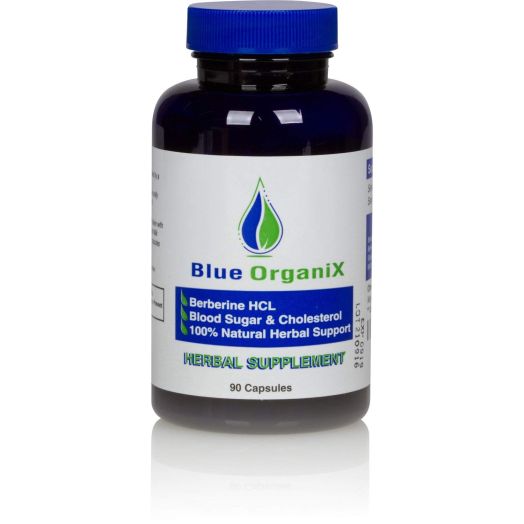 Berberine 500mg HCL Complex Supplement - with Silymarin for Better Absorption, Herbal Antimicrobial, Cholesterol Support, Natural Alternative