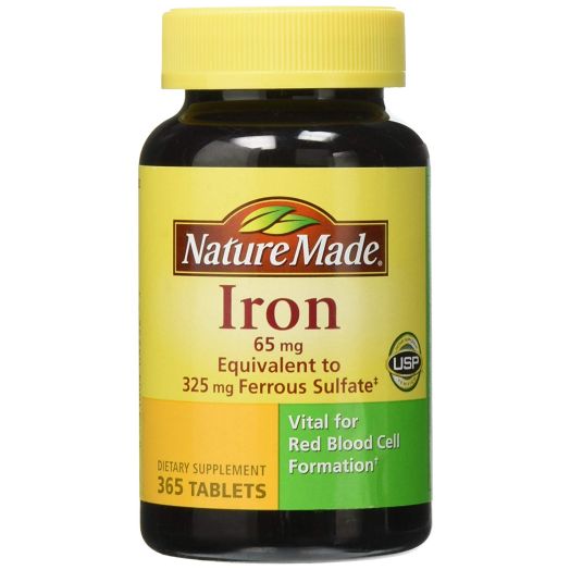 Nature Made Iron 65 mg., 365 Tablets