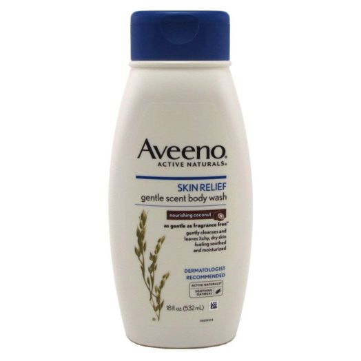 Aveeno Body Wash Skin Relief Nourishing Coconut 18 Ounce (532ml)