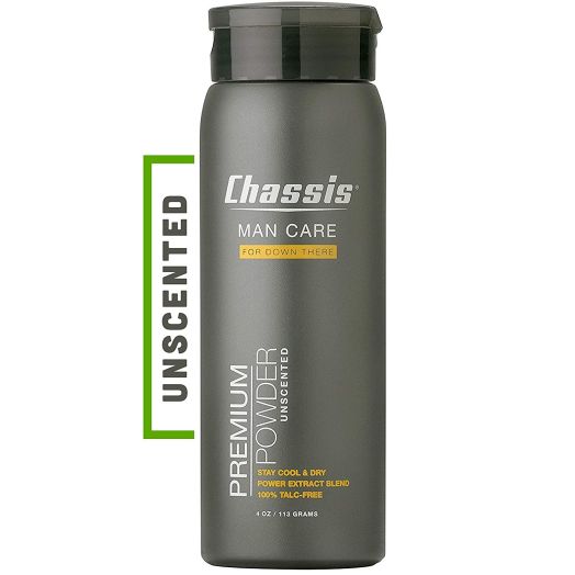 Chassis Premium Body Powder for Men, Unscented