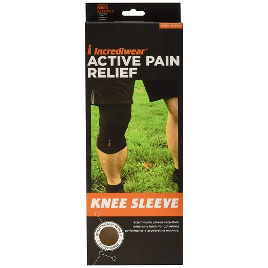 INCREDIWEAR Knee Sleeve, Black, X-Large, 0.03 Pound