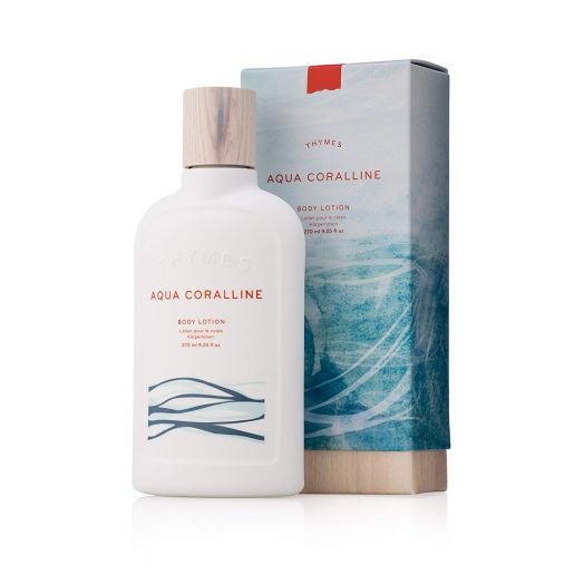 Thymes - Aqua Coralline Body Lotion - Moisturizing Beach Scented Lotion with Sea Buckthorn - 9.25 oz