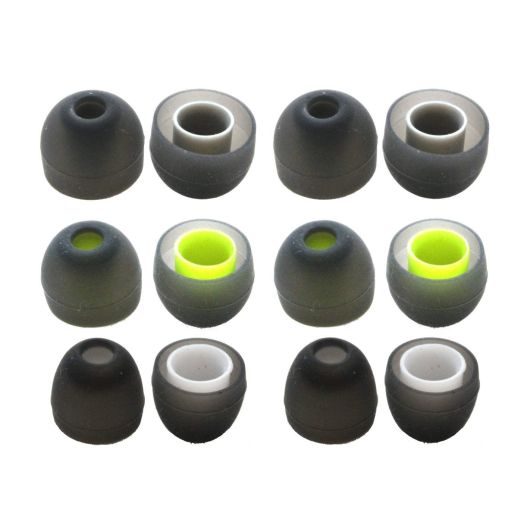 6 Pairs of Ear Tips for Jaybird BlueBuds X, X2 Bluetooth Headphones (S/M/L)