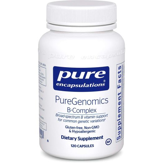 Pure Encapsulations - PureGenomics B-Complex - Broad Spectrum B Vitamin Support for Common Genetic Variations* - 120 Capsules