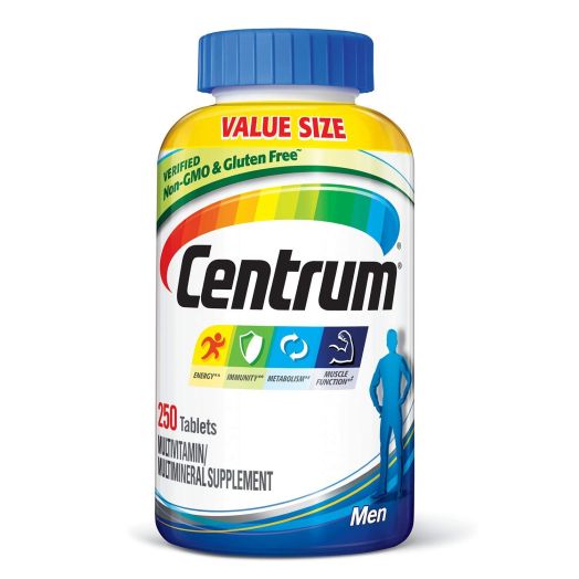 Centrum Men (250 Count) Multivitamin / Multimineral Supplement Tablet, Vitamin D3