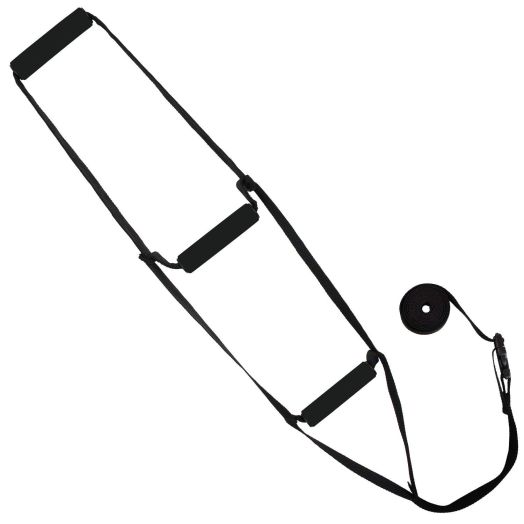 Vive Bed Ladder Assist - Sit Up Assist Device with Handle Strap - Rope Ladder Caddie Helper - Sitting, Pull Up Hoist for Elderly, Senior, Injury Recovery Patient, Pregnant, Handicap - Padded Hand Grip