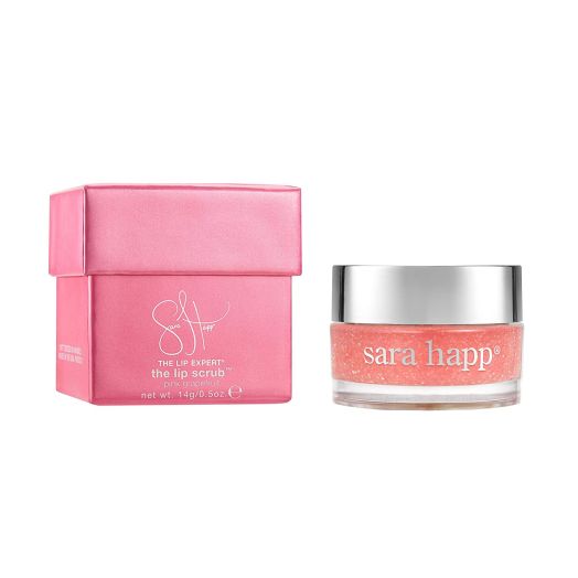 sara happ The Lip Scrub, Pink Grapefruit, 0.5 oz.