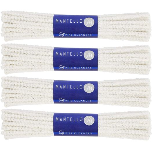 Mantello Pipe Cleaners, Soft, 4 Bundles, 176 Count