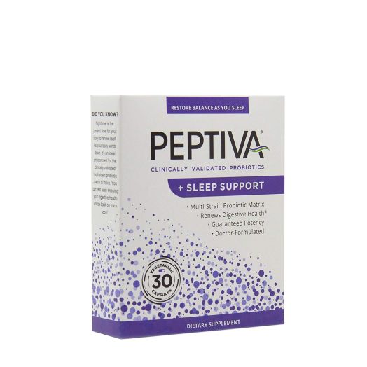 Peptiva Probiotics + Sleep Support - Clinically Validated Nighttime Probiotic