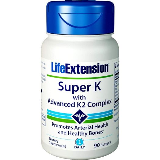 Life Extension Super K with Advanced K2 Complex 90 Softgels