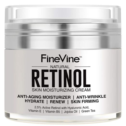 Retinol Moisturizer Cream for Face and Eye Area - Made in USA - with Hyaluronic Acid, Vitamin E - Best Day and Night Anti Aging Formula to Reduce Wrinkles, Fine Lines and Even Skin Tone.