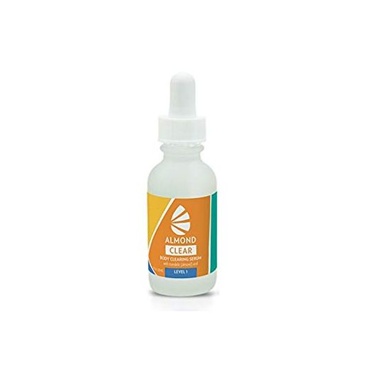 Body Clearing Serum Level 1- for body acne, folliculitis, ingrown hairs, scars, sun damage - butt, chest, back, thighs - mandelic acid - naturally antibacterial/antifungal | by AlmondClear