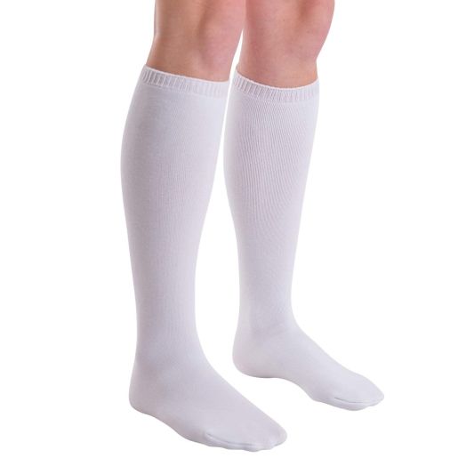 BraceAbility Replacement Sock Liner for Orthopedic Walking Boots | Medical Tube Socks to wear under Air Cam Walkers and Fracture Boot Casts (Pack of 2)