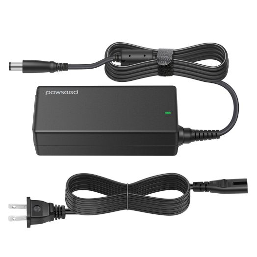 Powseed 65w Laptop Power Adapter Replacement Charger for DELL Chromebook 11 3120 Inspiron 11 3125 Latitude 14 Rugged 5404 3150 3160 E5250 E5430 E5440 E5450 Vostro 2520 3360 XPS 14 L421X Supply Cord