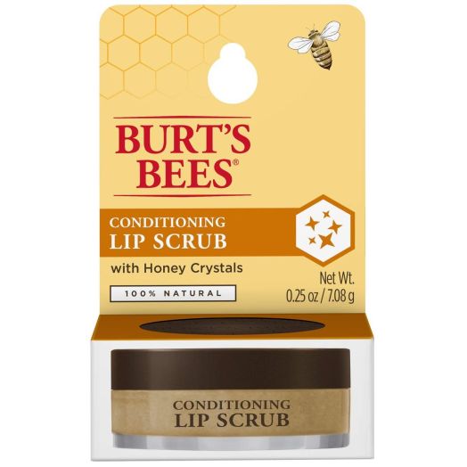 Burt's Bees 100% Natural Conditioning Lip Scrub with Exfoliating Honey Crystals - 0.25 Ounce