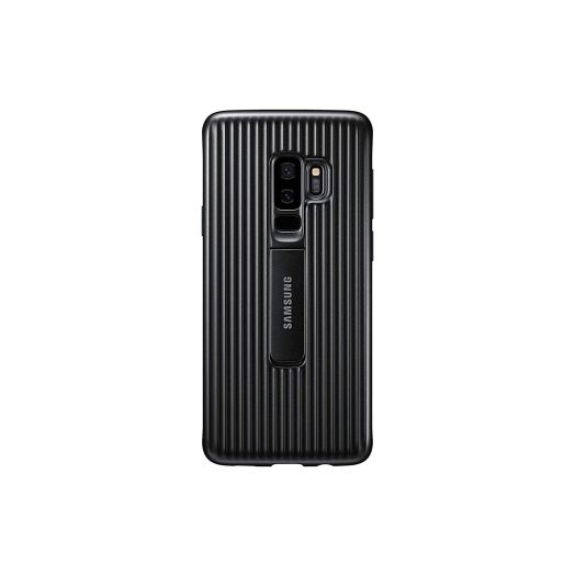 Samsung Galaxy S9+ Rugged Military Grade  Protective Case with Kickstand, Black
