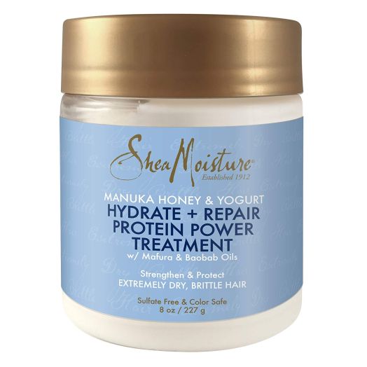 Shea Moisture Manuka Honey and Yogurt Hydrate + Repair Protein-Strong Treatment, 8 oz