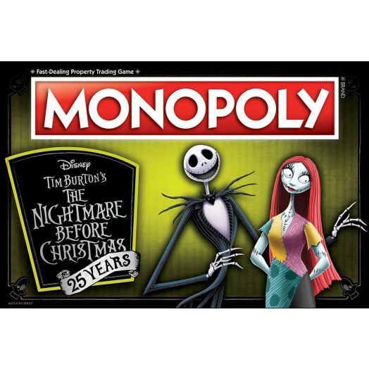 USAopoly Monopoly: The Nightmare Before Christmas 25 Years