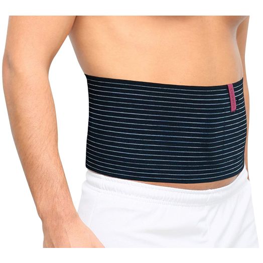 ORTONYX Umbilical Navel Hernia Belt for Men and Women/Abdominal Support Binder with Compression Pad (Black, Large-XXL) / ACHB5241