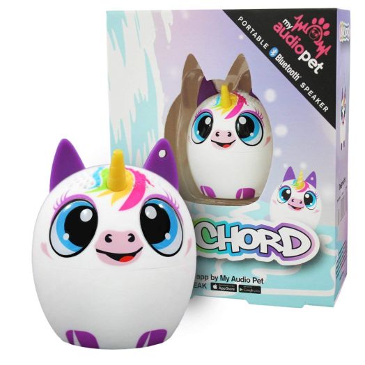 My Audio Pet Unicorn Mini Bluetooth Animal Wireless Speaker Toy Girls True Wireless Stereo Technology Pair Another TWS Pet Powerful Rich Room-Filling Sound - (UniChord)