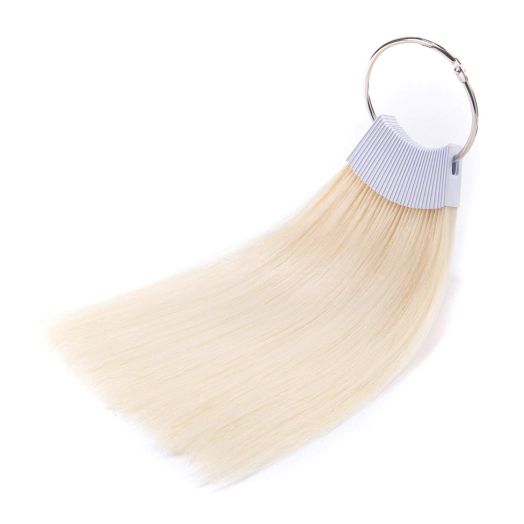 RINBOOOL 100% Remy Human Hair Color Rings Swatches Testing Color Samples 8 Inch Hair Color Chart 30pcs/Package (8'', 60)