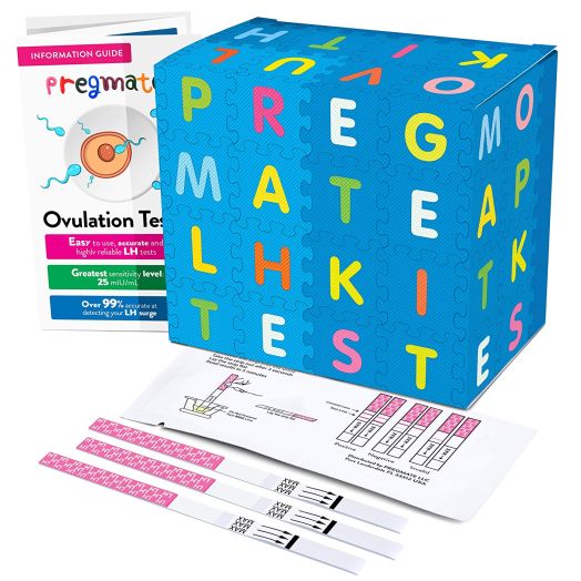 PREGMATE 100 Ovulation LH Test Strips OPK Predictor Kit (100 LH)