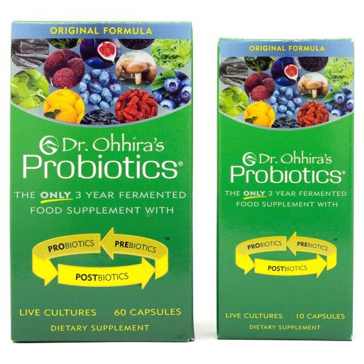Dr. Ohhira's Probiotics, Original Formula, 60 Caps with Bonus 10 Capsule Travel Pack