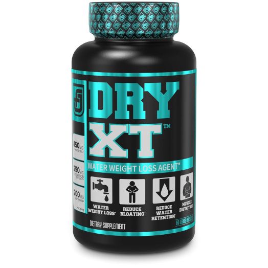 Dry-XT Water Weight Loss Diuretic Pills - Natural Supplement for Reducing Water Retention and Bloating Relief w/Dandelion Root Extract, Potassium, 7 More Powerful Ingredients - 60 Veggie Capsules