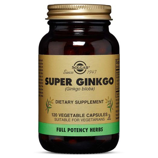 Solgar Full Potency Super Ginkgo, 120 Vegetable Capsules