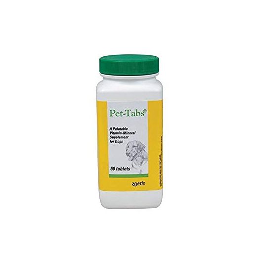 Pet Tabs Original Formula Vitamin Supplement, 60 Count