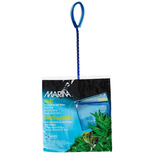 Marina 3-Inch Blue Fine Nylon Net with 10-Inch Handle