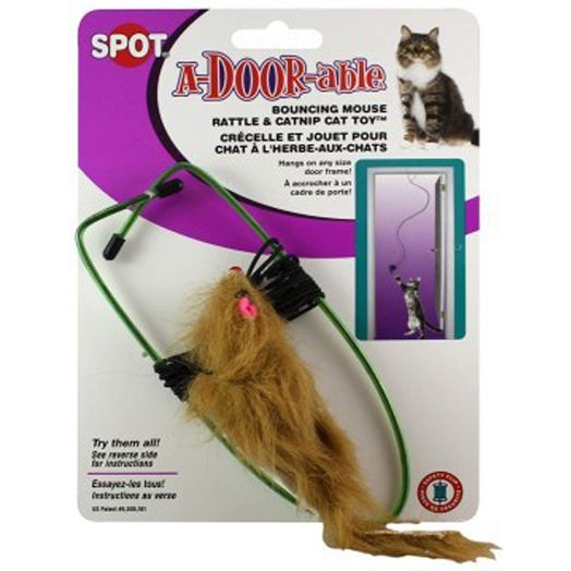 SPOT A-Door-Able Bouncing Mouse Cat Toy