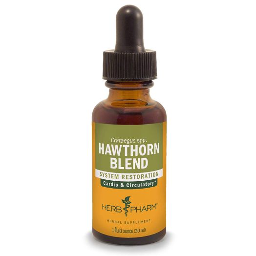 Herb Pharm Hawthorn Blend Liquid Extract for Cardiovascular and Circulatory Support - 1 Ounce