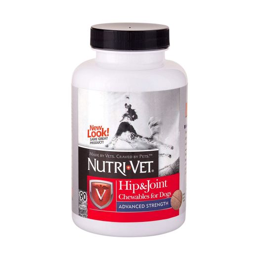 Nutri-Vet Hip and Joint Advanced Strength Chewable Tablets for Dogs