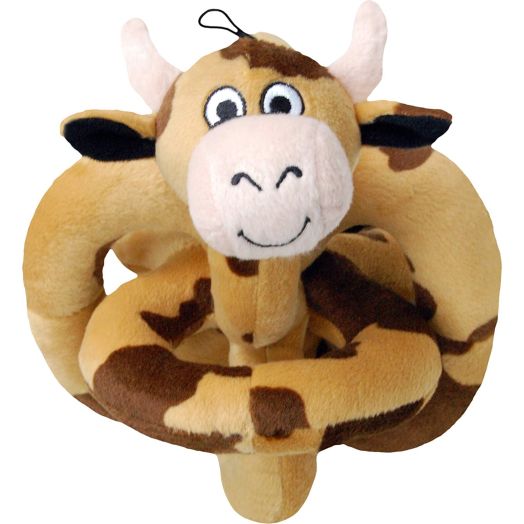 Loopies Brown Happy Cow Sound Chip Toy