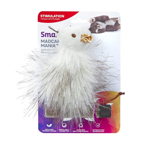 SmartyKat Madcap Mania Refillable Catnip Cat Toy (Style Varies)