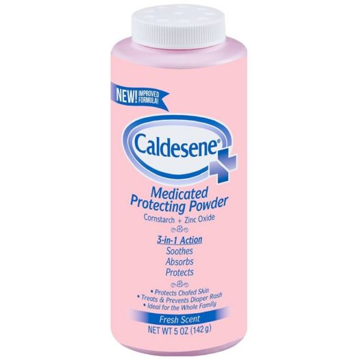 Caldesene Medicated Protecting Powder with Zinc Oxide and Cornstarch, 5 oz (Pack of 2)