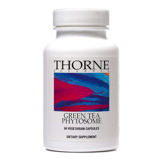 Thorne Research - Green Tea Phytosome - Antioxidant, Liver Protective, and Metabolic Benefits of Green Tea Without the Caffeine - 60 Capsules