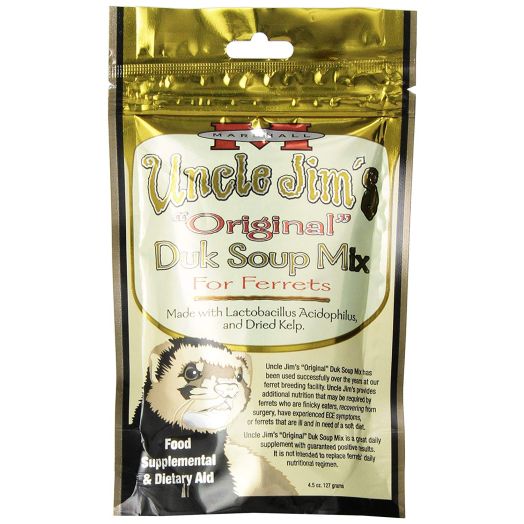 Marshall Pet Products Uncle Jim's "Original" Duk Soup Mix Ferret Food Supplement and Dietary Aid