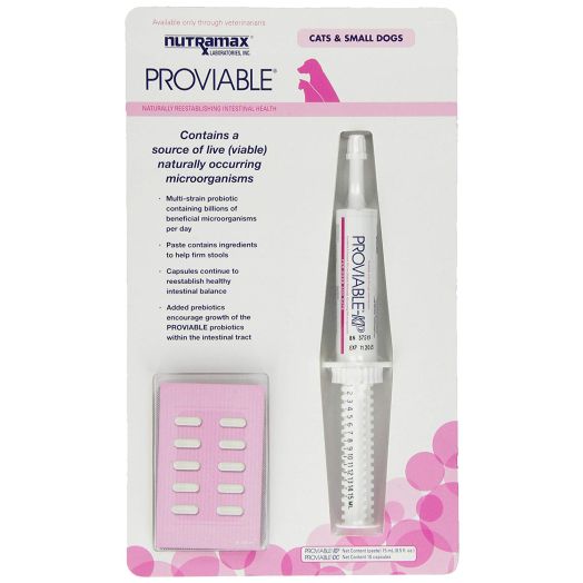 Nutramax Proviable Supplement Kit, Small Dog/Cat