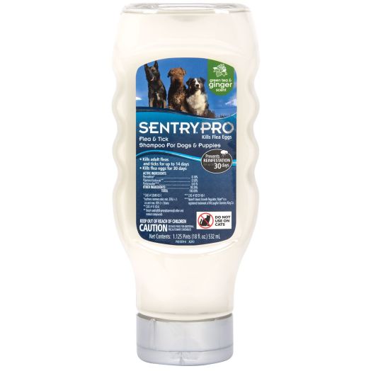 Sentry Pro Flea and Tick Shampoo for Dogs and Puppies